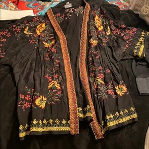 Ann Taylor Embroidered shawl